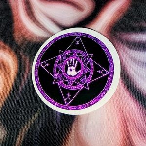 Magick Spiritual Mandala Talisman Medallion Totem Decor Sticker